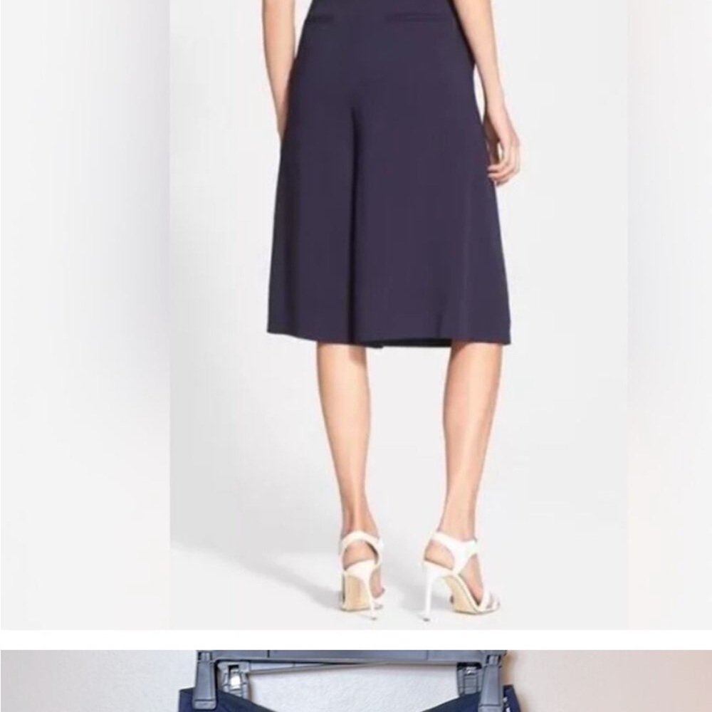 Rebecca‎ Taylor Cady navy blue culottes 6 - Picture 2 of 15